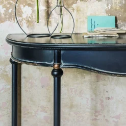 Graham & Green Black Curve Console Table