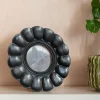 Graham & Green Black Floral Scalloped Frame