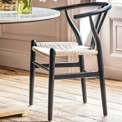 Graham & Green Black Rattan Emperor Chair
