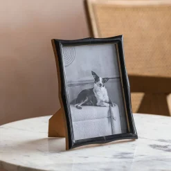Graham & Green Black Resin Wave Photo Frame