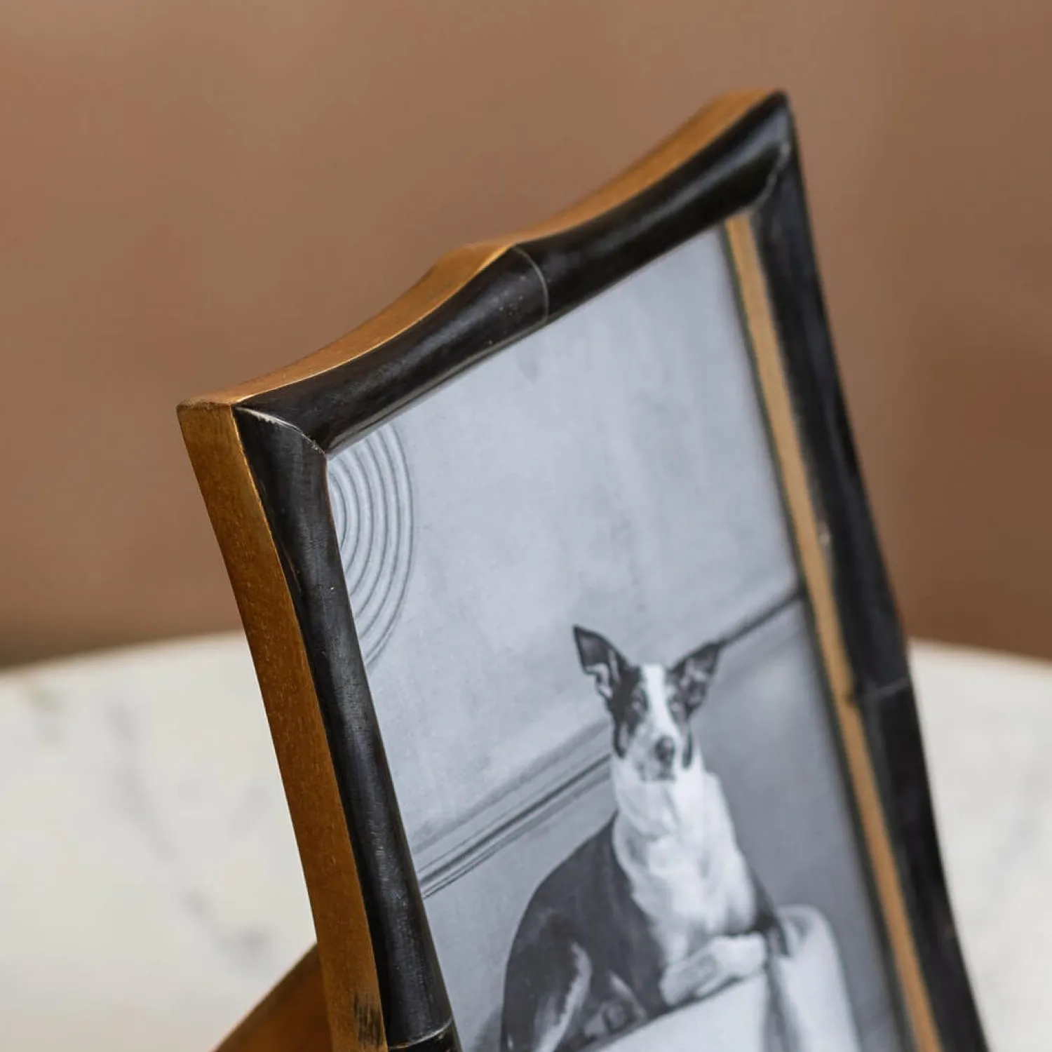 Graham & Green Black Resin Wave Photo Frame