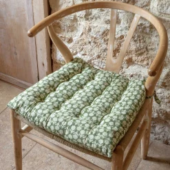 Graham & Green Block Printed Floral Seat Pads