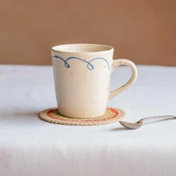 Graham & Green Blue Bow Mug