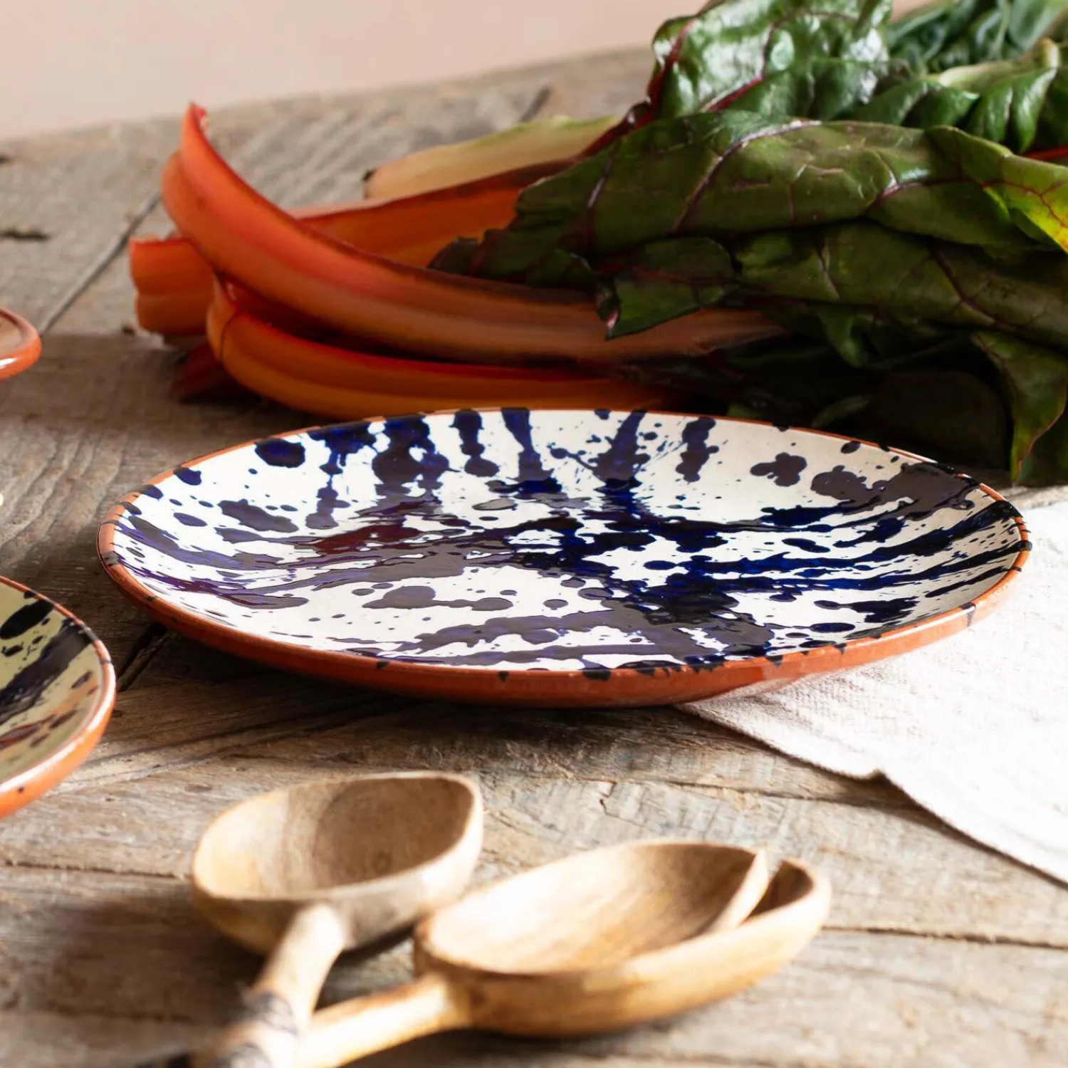 Graham & Green Blue Splash Serveware Collection
