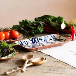 Graham & Green Blue Splash Serveware Collection