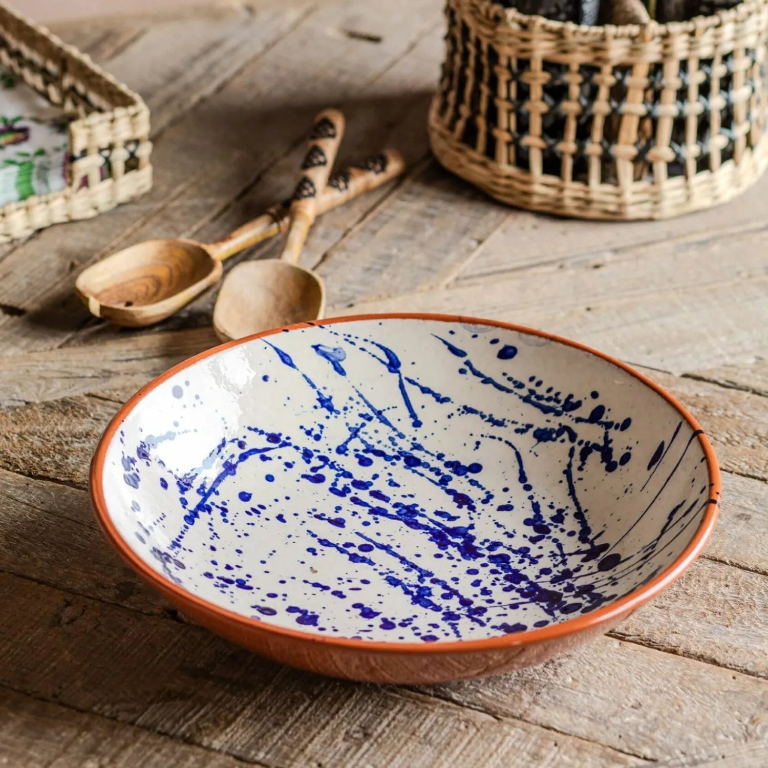 Graham & Green Blue Splash Serveware Collection