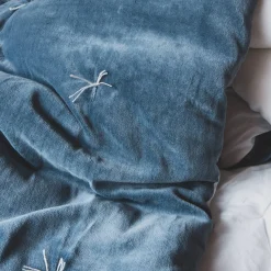 Graham & Green Blue Velvet Pebble Quilts