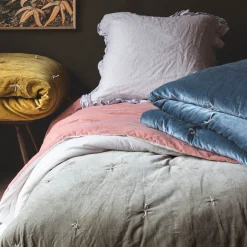 Graham & Green Blue Velvet Pebble Quilts