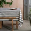 Graham & Green Blue Wide Stripe Table Cloths