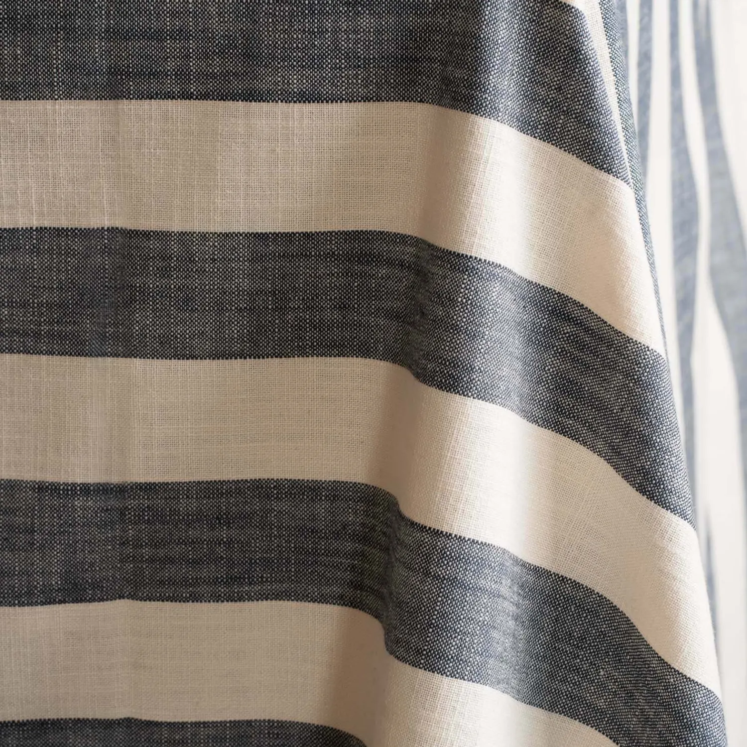 Graham & Green Blue Wide Stripe Table Cloths
