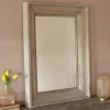 Graham & Green Blythe Natural Wood Wall Mirror