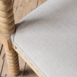 Graham & Green Bobbin Natural Linen and Ash Armchair