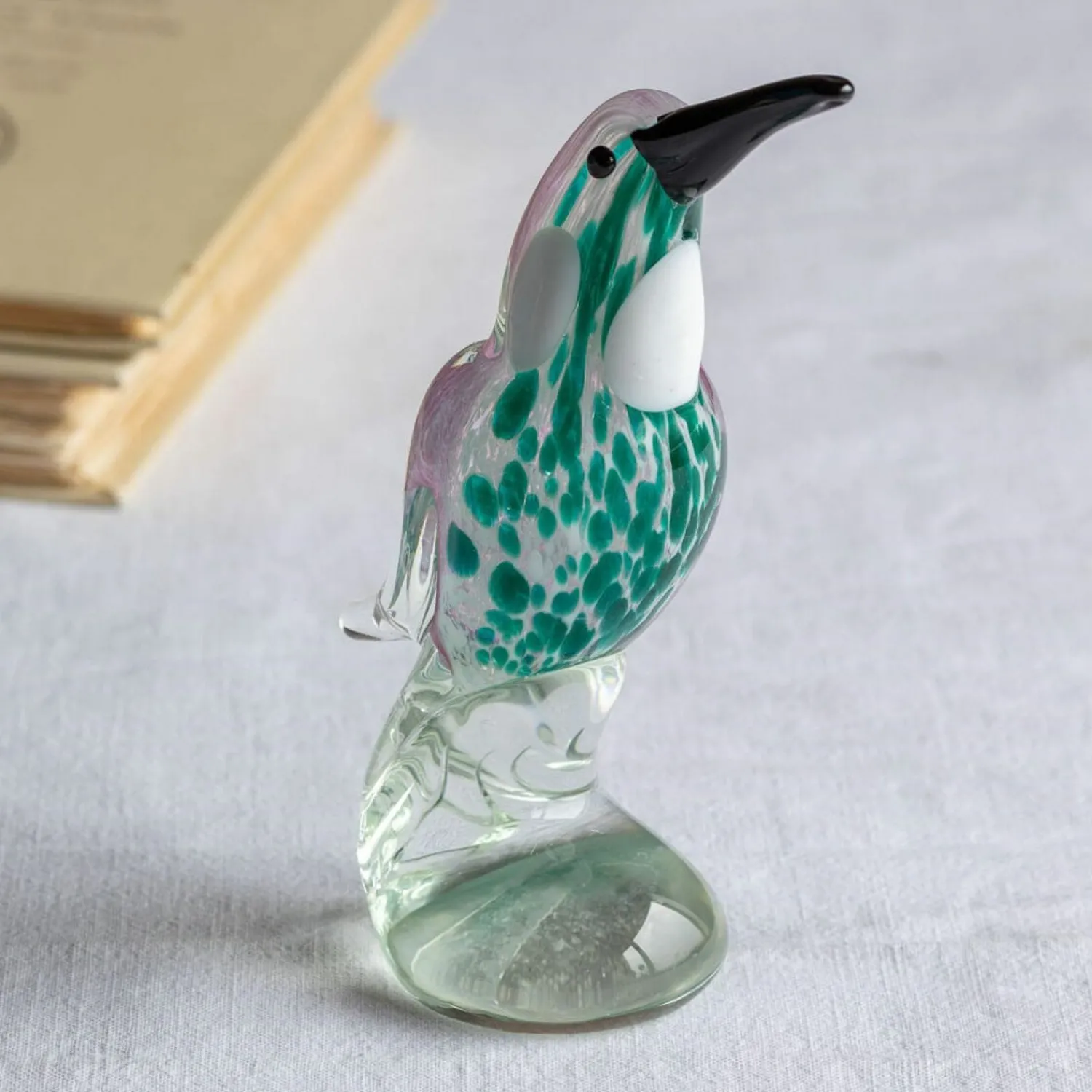 Graham & Green Bonnie Bird Glass Ornament