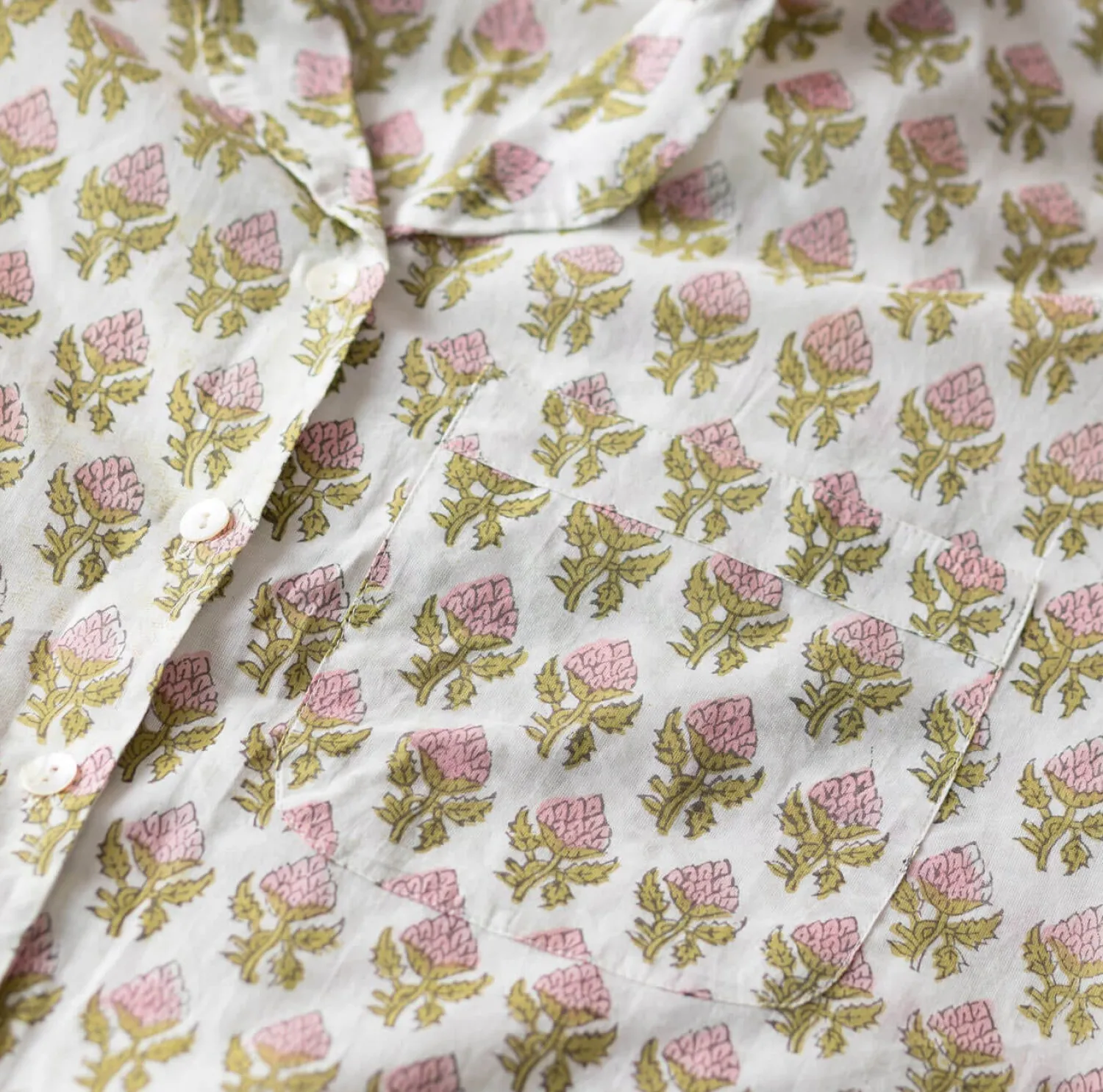 Graham & Green Booti Floral Block Printed Pyjama Sets