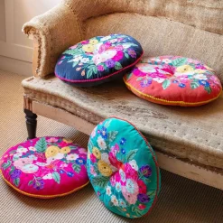Graham & Green Bouquet Small Round Seat Pads