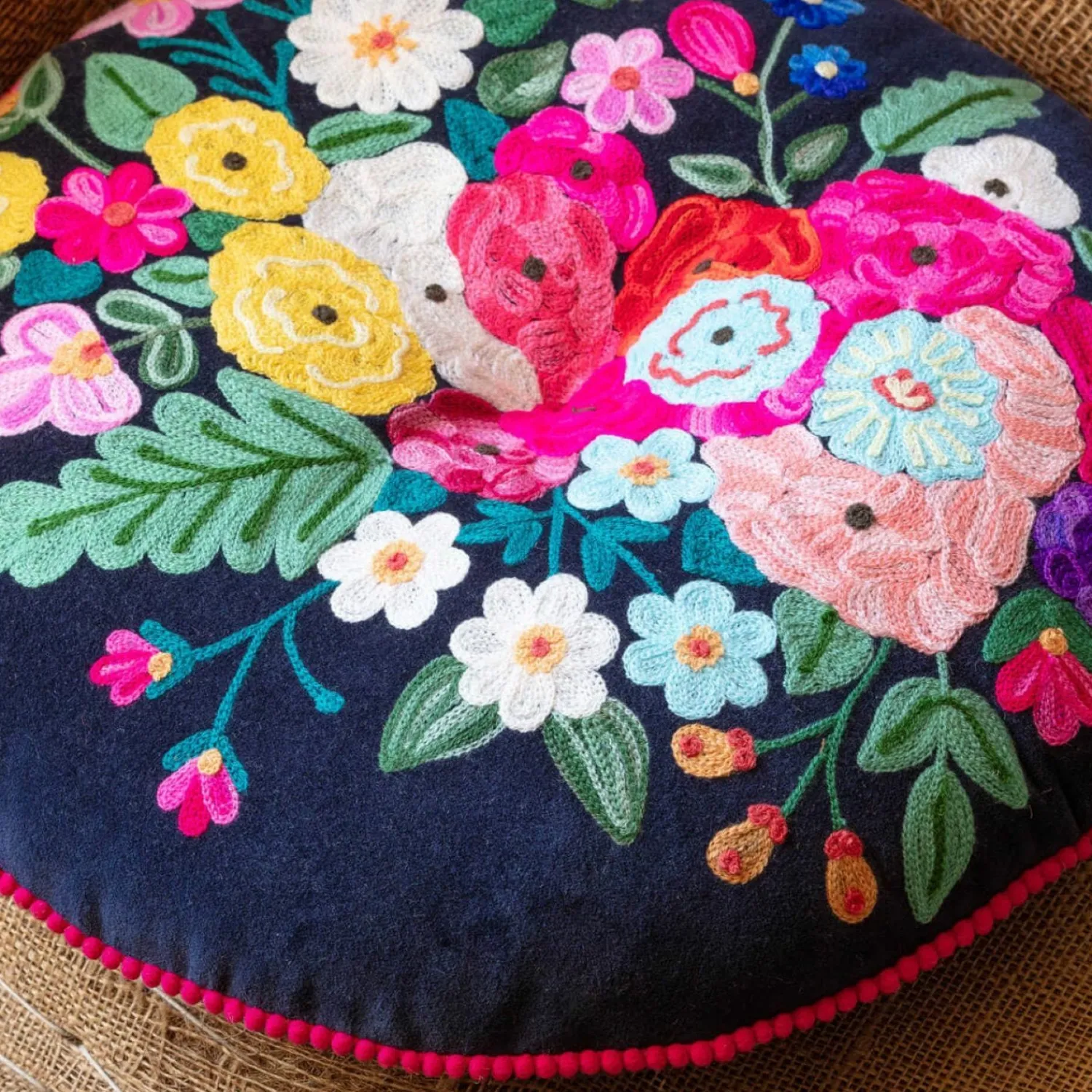 Graham & Green Bouquet Small Round Seat Pads