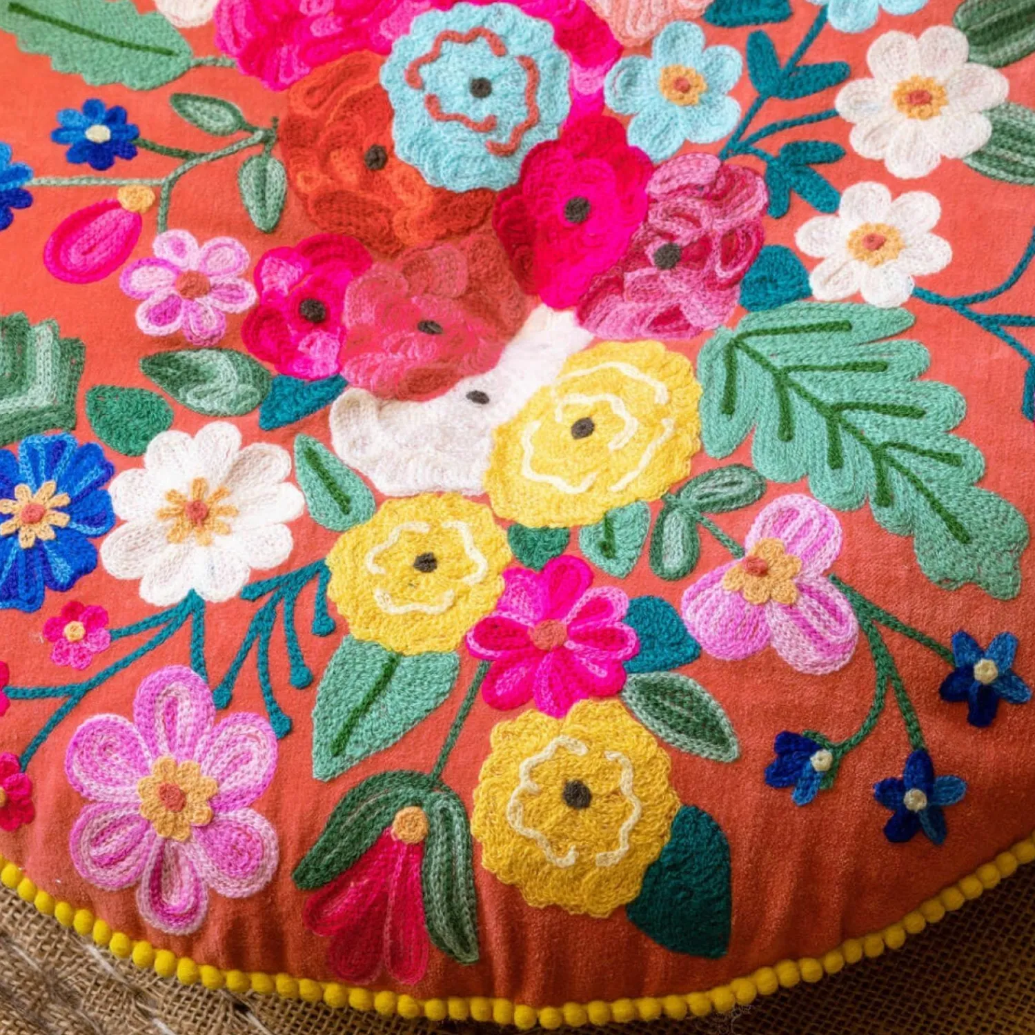 Graham & Green Bouquet Small Round Seat Pads