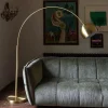 Graham & Green Brass Arched Floor Lamp