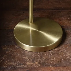Graham & Green Brass Arched Floor Lamp