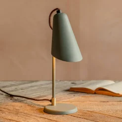 Graham & Green Bridewell Lichen Green Table Lamp