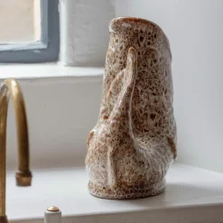 Graham & Green Brown Speckle Fish Jug