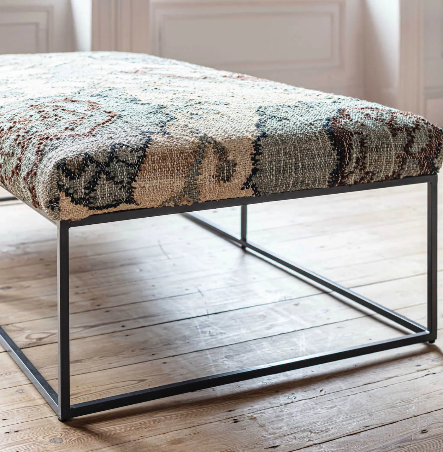 Graham & Green Bryndis Floral Jute Coffee Table