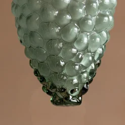 Graham & Green Bunch of Grapes Green Glass Pendant Light
