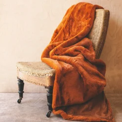Graham & Green Burnt Amber Throw