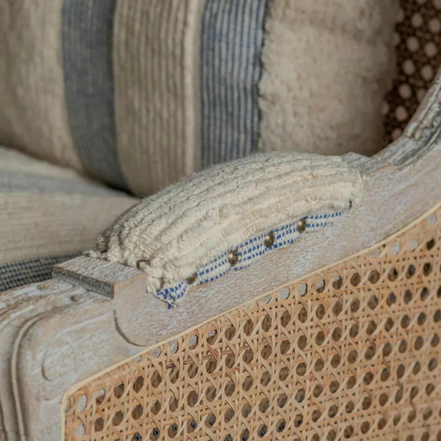 Graham & Green Caden Misty Stripe Armchair