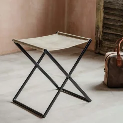 Graham & Green Canvas Folding Luggage Rack