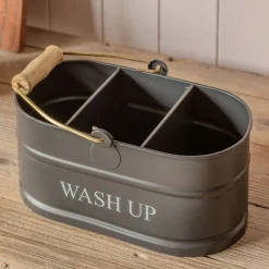 Graham & Green Carbon Grey Washing Up Caddy