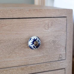 Graham & Green Ceramic Star Hand-Painted Knob