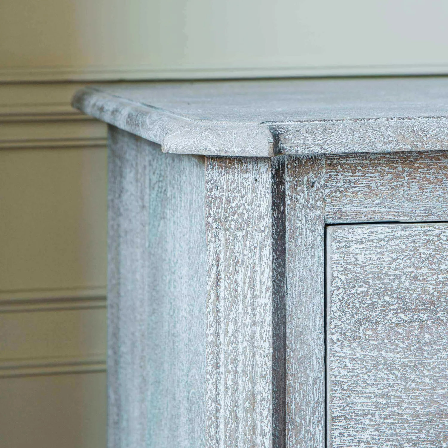 Graham & Green Chantilly Whitewashed Double Chest of Drawers