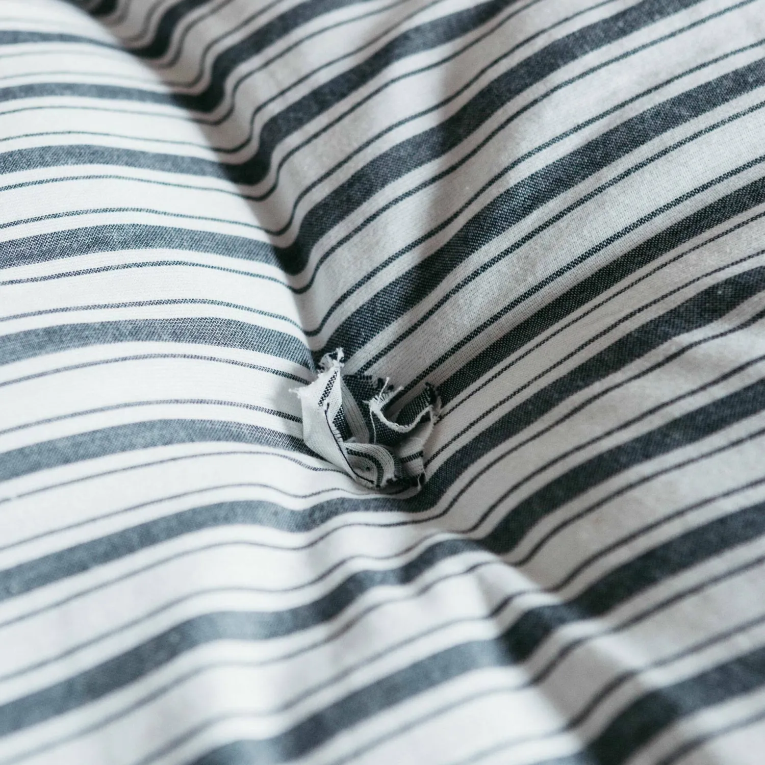 Graham & Green Charcoal Stripe Bed Roll