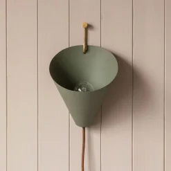 Graham & Green Chilton Lichen Green Wall Light