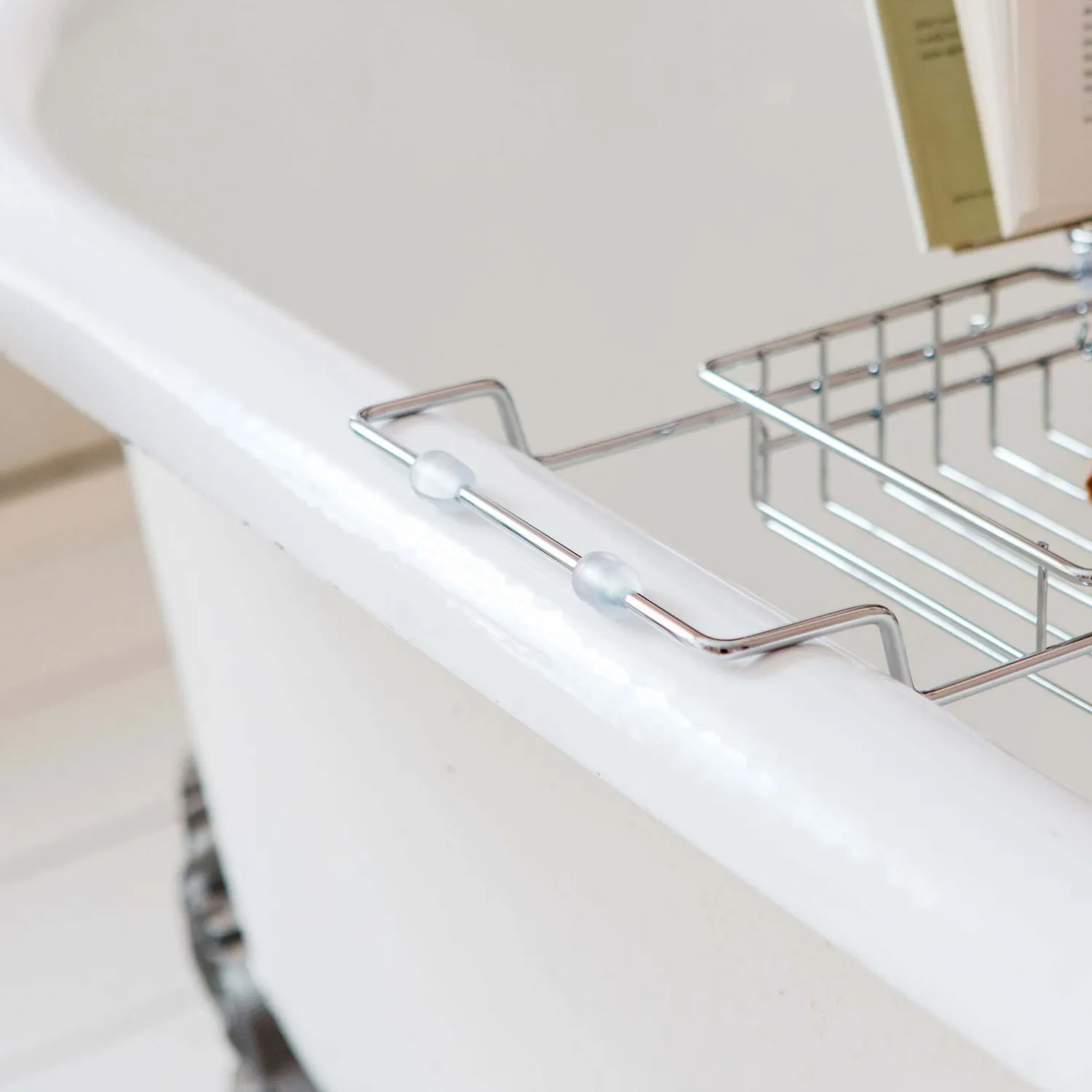 Graham & Green Chrome Bath Caddy with Stand