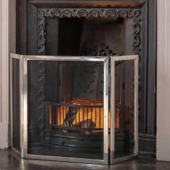 Graham & Green Chrome Triple Fire Screen