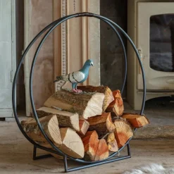 Graham & Green Circle Log Holder