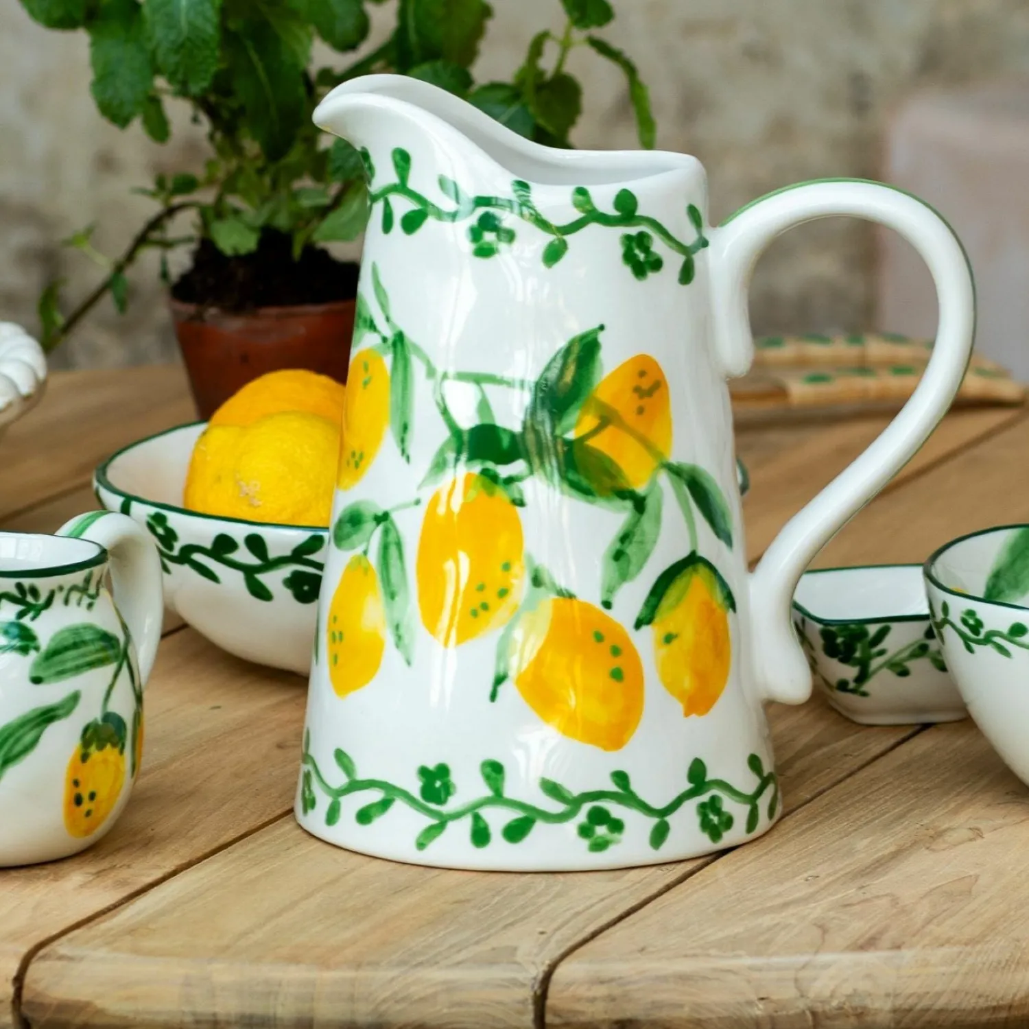 Graham & Green Citron Tableware Collection