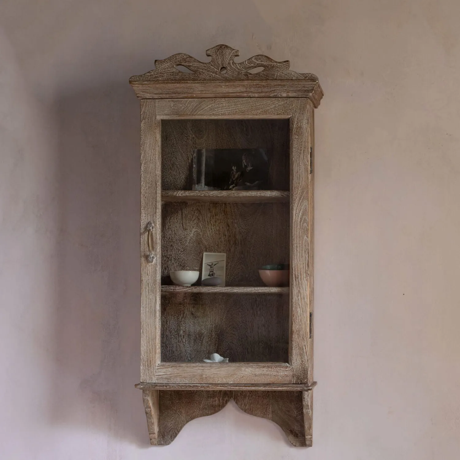 Graham & Green Clara Natural Showcase Cabinet