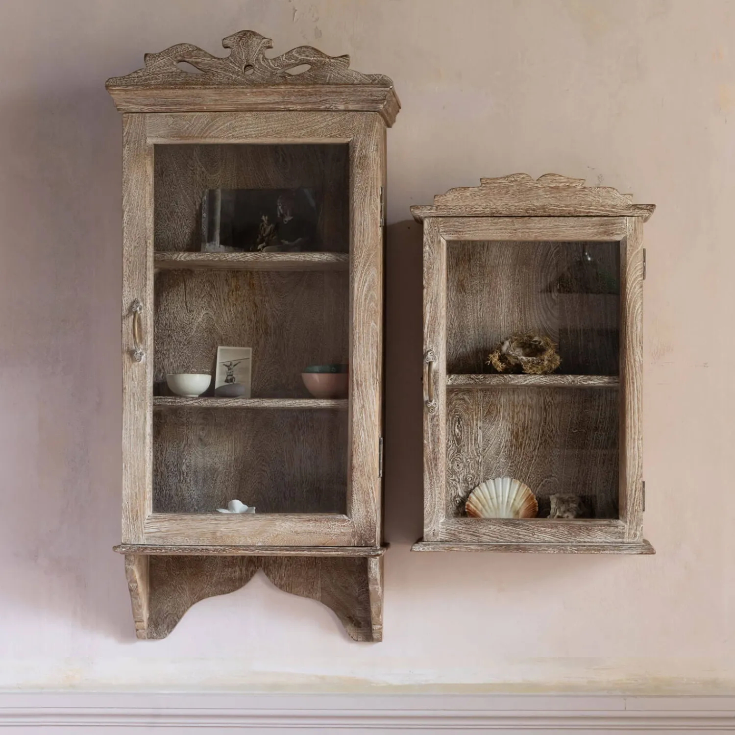 Graham & Green Clara Natural Showcase Cabinet