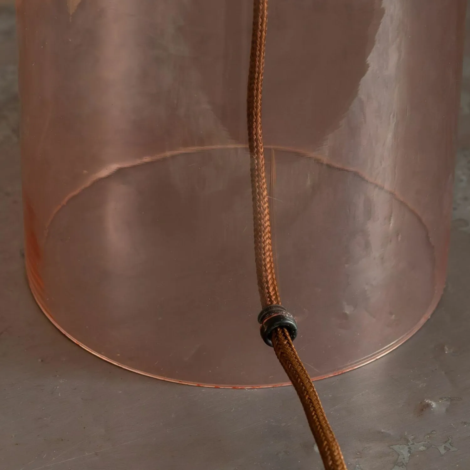 Graham & Green Clarence Glass Table Lamp Rose - Large