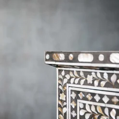 Graham & Green Classic Grey Mother of Pearl Chest of Drawers