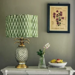 Graham & Green Clear Fluted Glass Vase