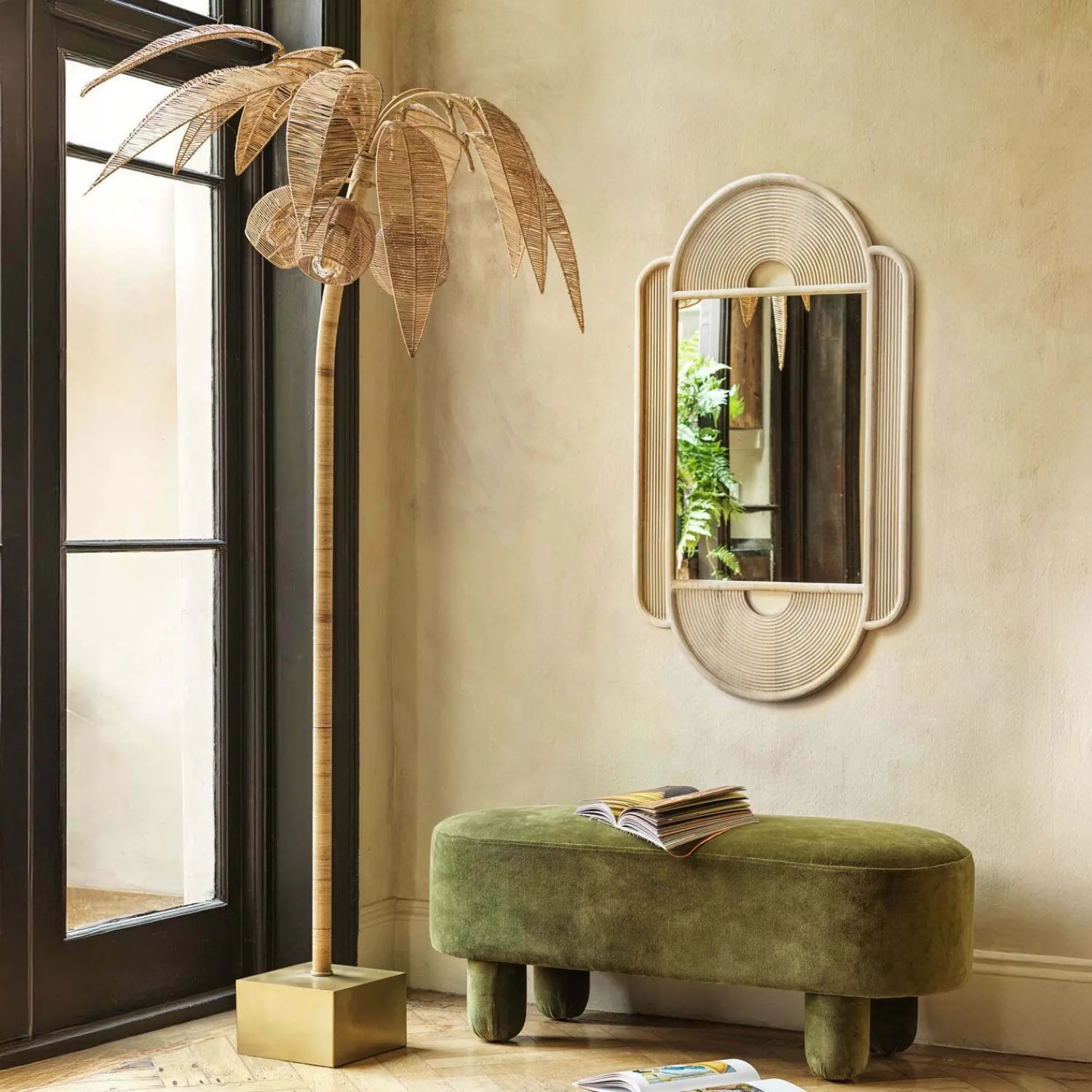 Graham & Green Coconut Tree Floor Lamp