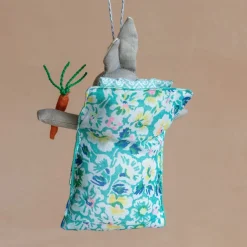 Graham & Green Coella Blue Rabbit Decoration