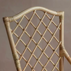 Graham & Green Cole Rattan Cross Dining Chair