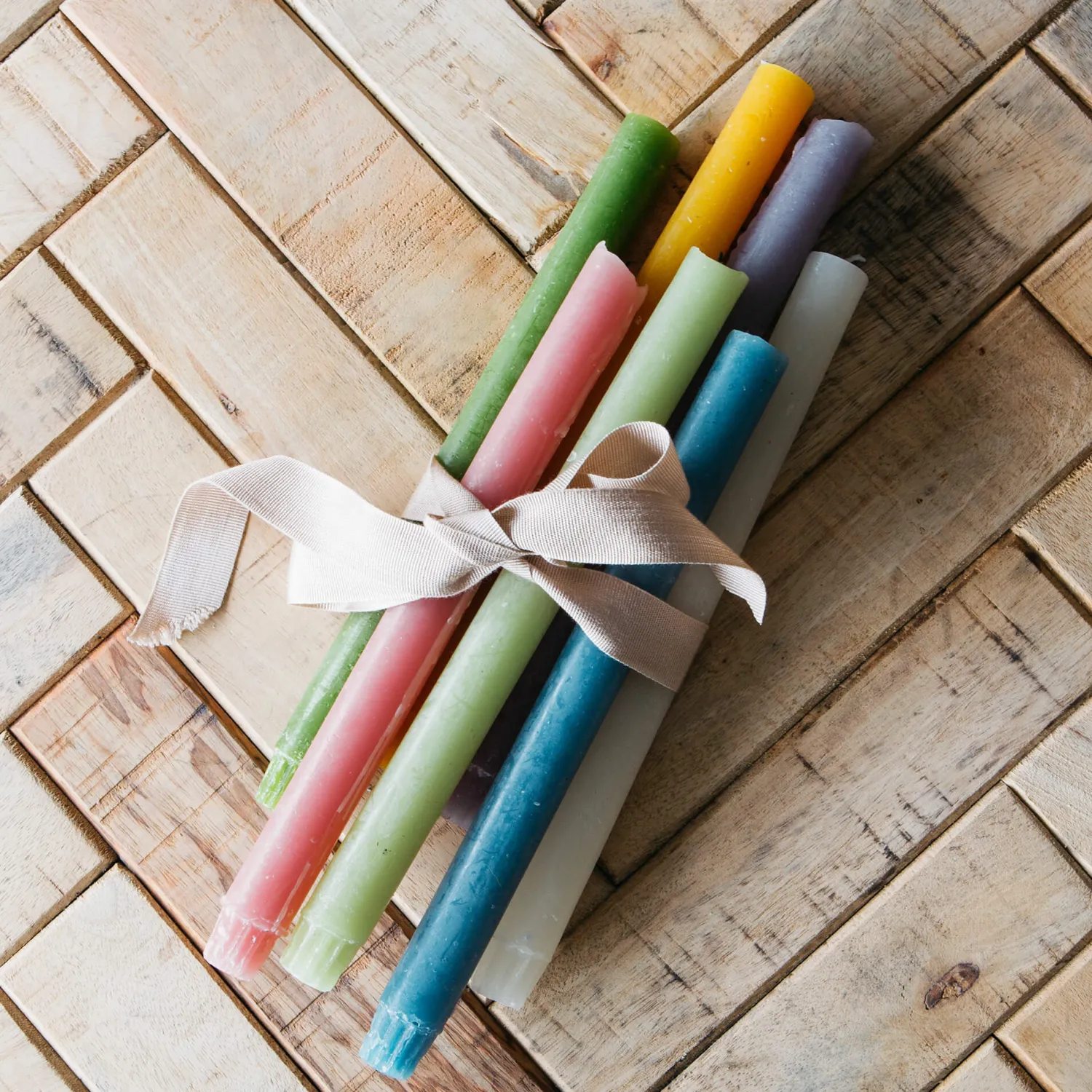Graham & Green Coloured Dining Candles