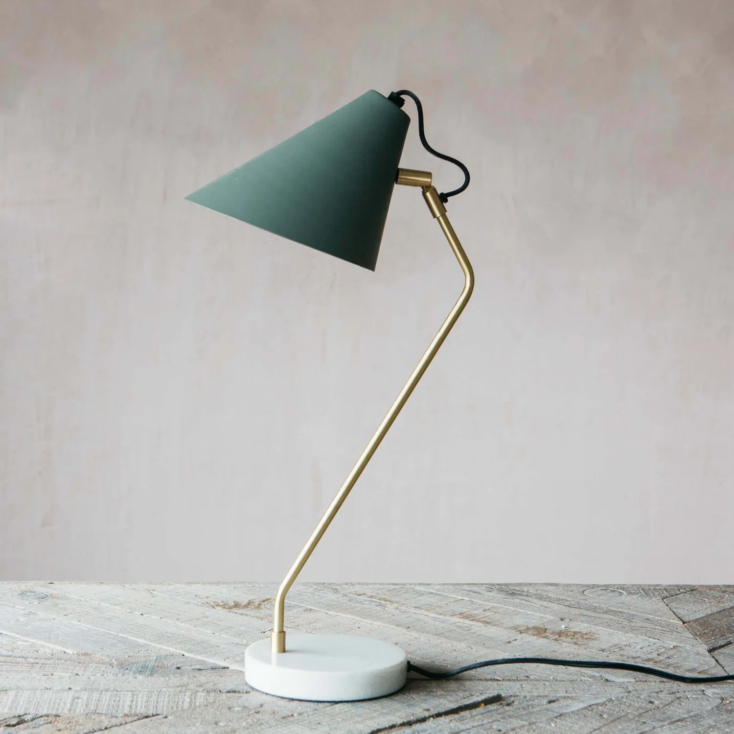 Graham & Green Colton Lichen Green Lamp