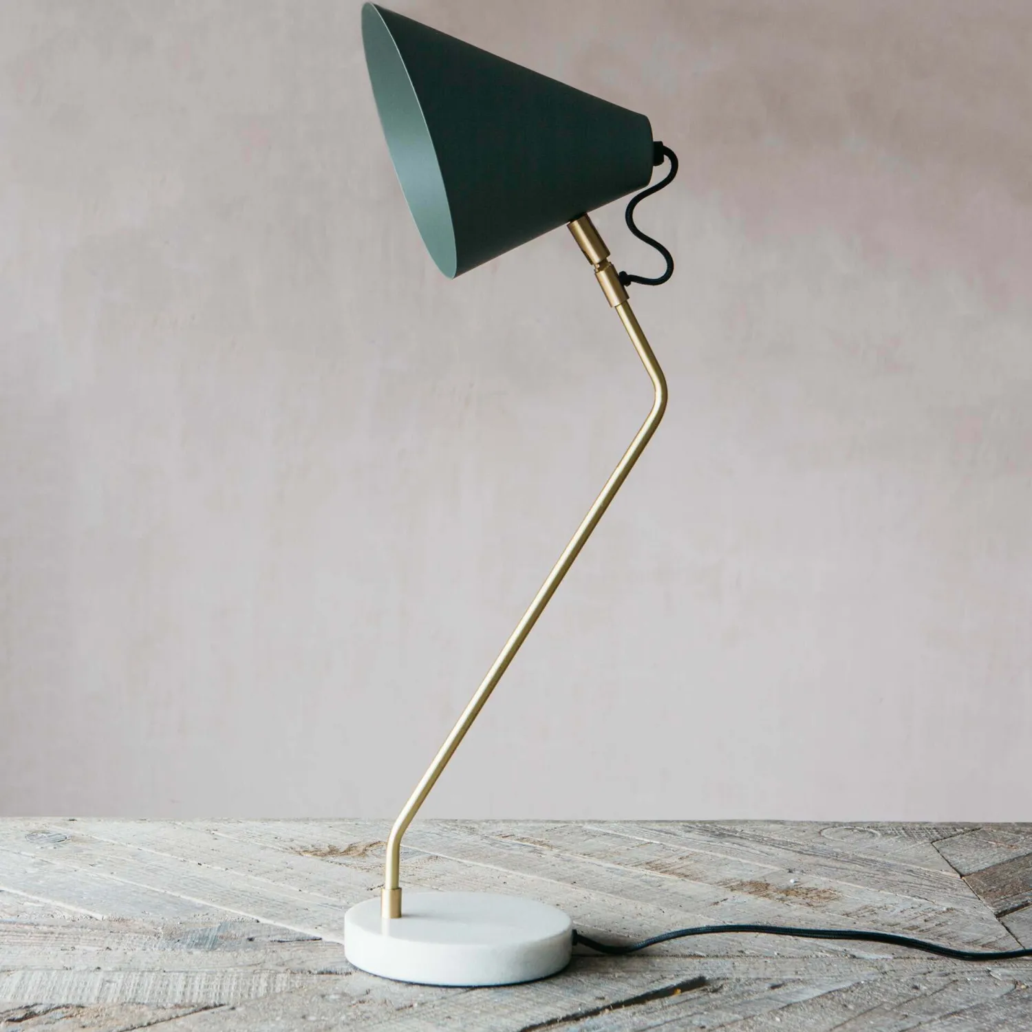 Graham & Green Colton Lichen Green Lamp